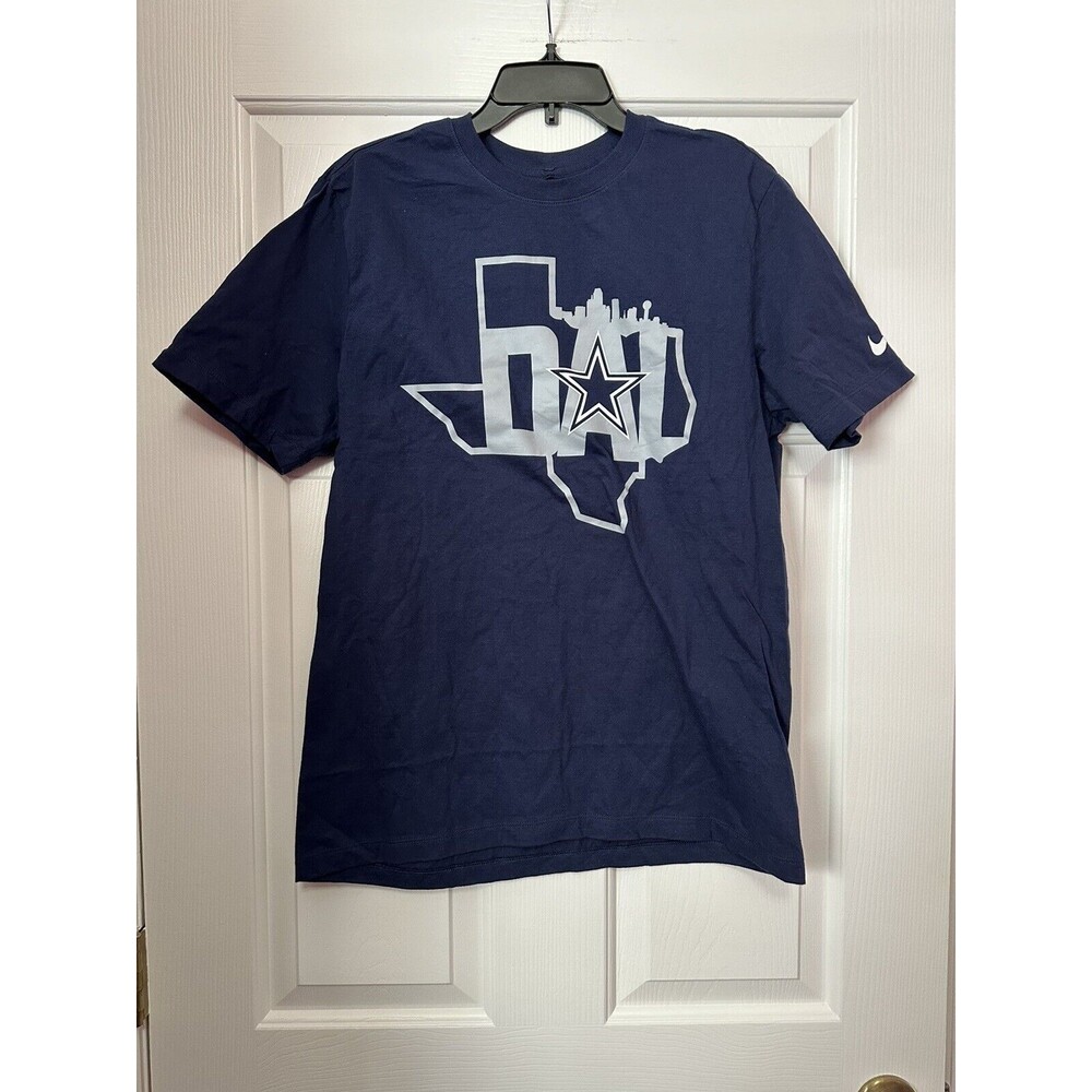 Nike Dallas Cowboys Loval Skyline Short Sleeve T Shirt Mens Size Medium Navy NEW